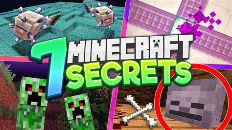 7 Minecraft Hidden Secrets YouTube