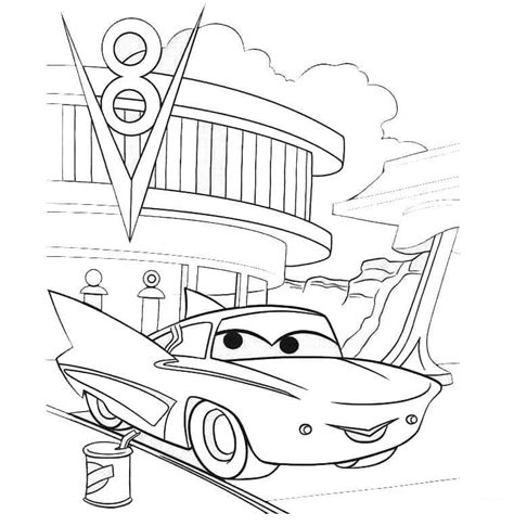 Dibujos De Disney Pixar Cars Mate Para Colorear Para Colorear Pintar E