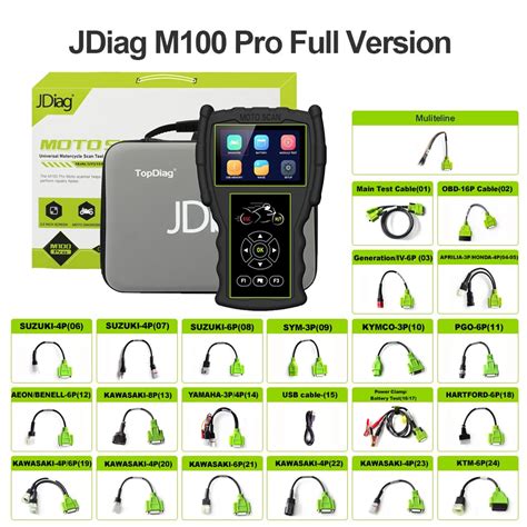 Jdiag M Pro Motorcycle Diagnostic Scanner Obd Fault Diagnostic Tool