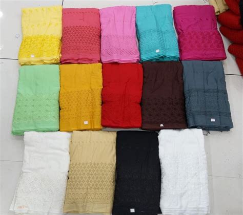 Embroidered Rayon Fabric At Rs Meter Dyed Rayon Fabric In Surat