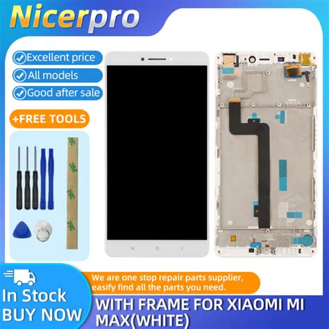 Tft Lcd Screen Digitizer Full Assembly With Frame For Mi Max Lcd