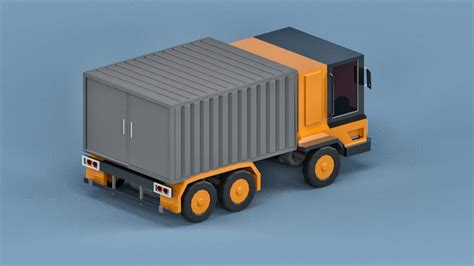 Cartoon Truck 3d Model By Tollaru