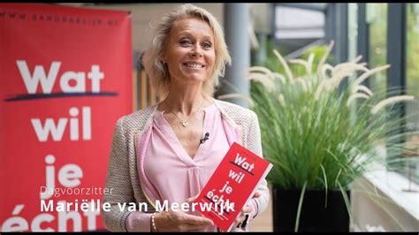 Mari Lle Van Meerwijk Adviseert Het Boek Wat Wil Je Echt Youtube