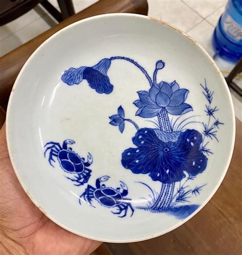 Chinese Export Crabs Plates And Bowls Decoration Bonsai Vietnam