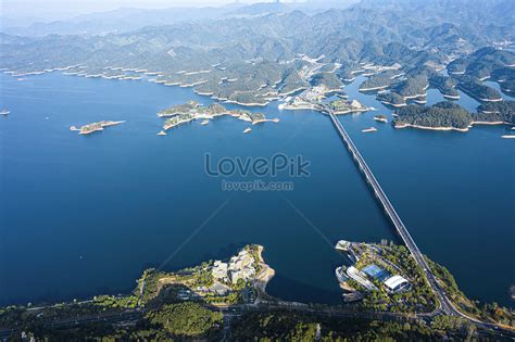 Aerial Photography Hangzhou Qiandao Lake Scenic Area Picture And HD ...