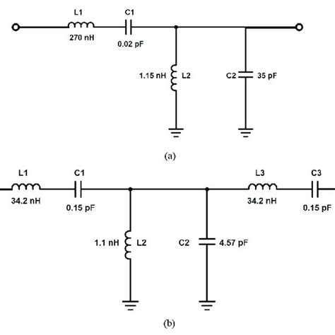 Equivalent Circuits Of A Proposed Second Order Band Pass Filter Download Scientific Diagram