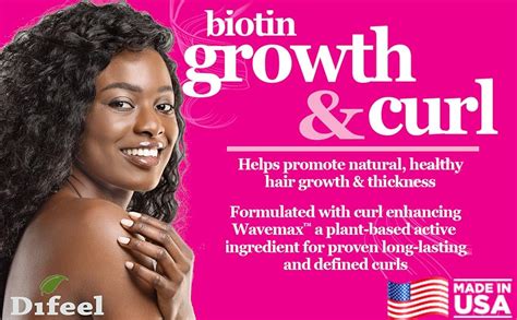 Difeel Biotin Growth And Curl Premium Hair Oil 7 1 Oz Beauty And Personal Care