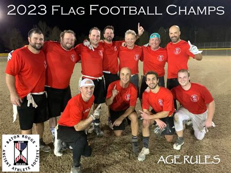 2023 Flag Football Champs – Team Faircloth – BRAAS