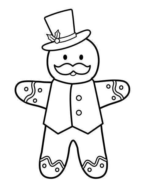 Gingerbread Christmas Coloring Pages Free Printables Mom On The Side