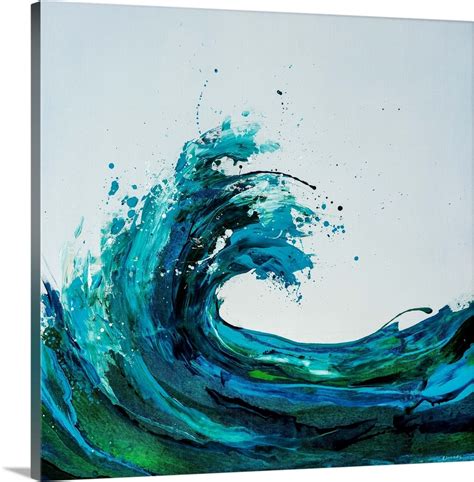 Seafoam Wave Wall Art, Canvas Prints, Framed Prints, Wall Peels | Great ...