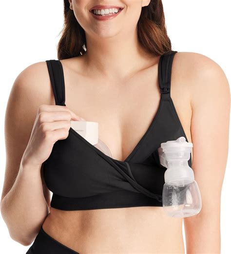 Momcozy Lycra Pumping Bra Hands Free With Fixed Padding For Good