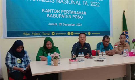 Kantor Atr Bpn Poso Terbitkan Sertifikat Bidang Tanah