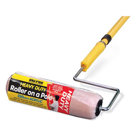 Uni Pro Heavy Duty 230mm Roller On A Pole Unipro