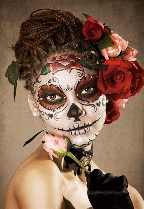 looks-awesome-with-catrina-halloween-makeup Sugar Skull Makeup, Sugar ...