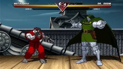 Metal Ryu Vs Dr Doom Very Incredibly Exciting Fight Youtube