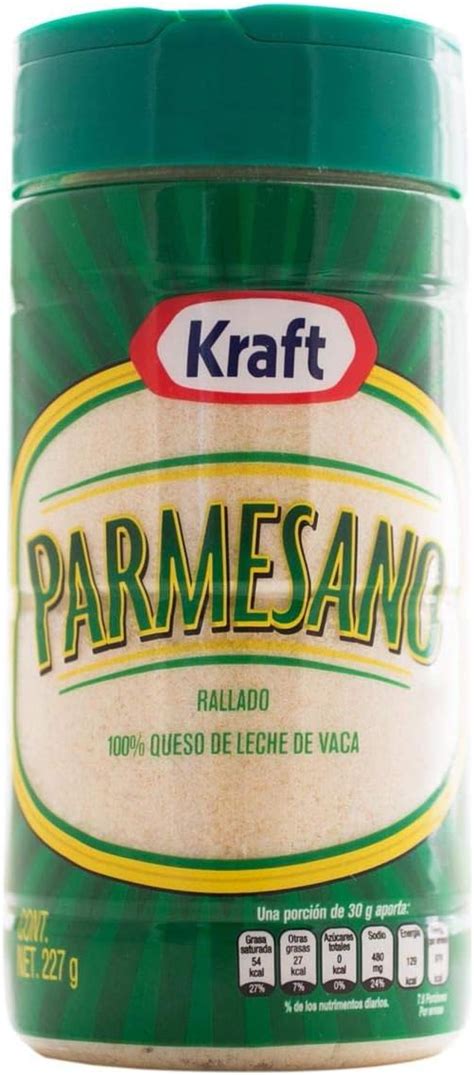 Kraft Queso Parmesano Rallado G Amazon Mx Hogar Y Cocina