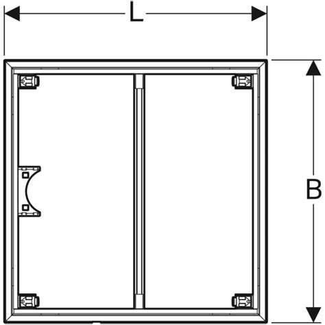 Geberit Installation Frame For Setaplano Shower Surface Up To 100 Cm