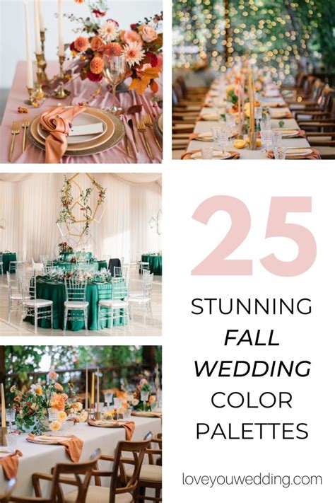 25 Best Fall Wedding Colors (Stunning Palettes & Trends)