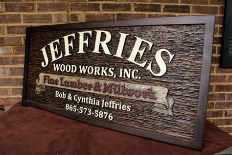 Custom Carved Business Sign - Personalized and Handmade