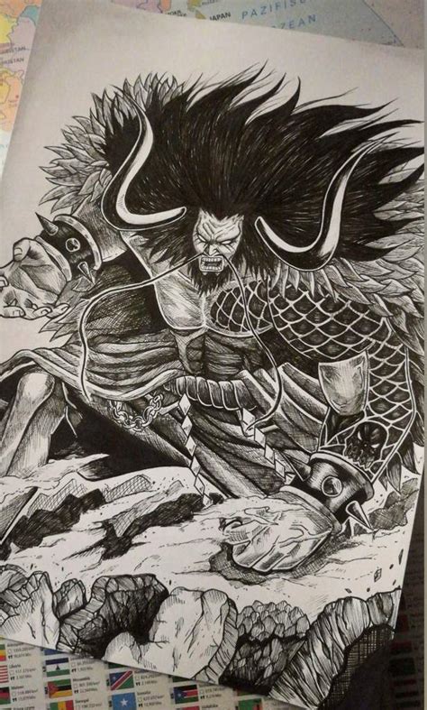 Kaido Drawing Reference From Tarotski One Piece Amino