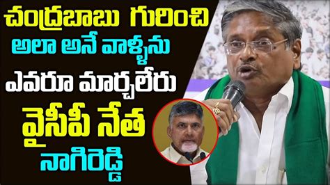 Ycp Leader Nagi Reddy Comments Over Tdp Government Nagi Reddy Press