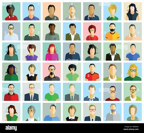 Faces of People Stock Photo - Alamy