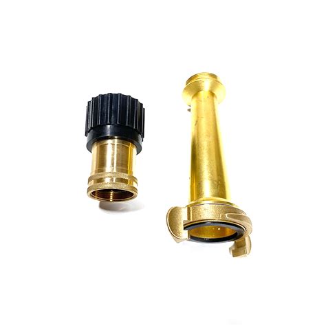 IMPA 333581 Brass DN65 NOR Type Jet Spray Fire Hose Nozzle