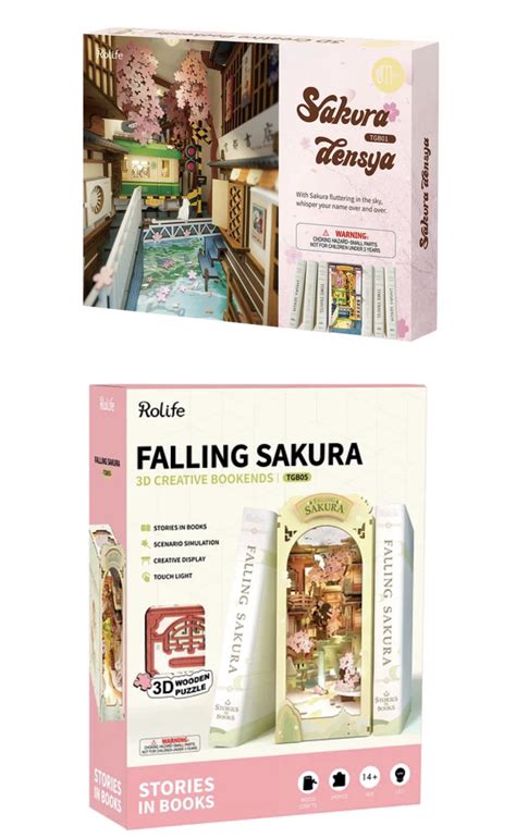 Introducing The Rolife Falling Sakura Diy Book Nook Shelf Insert Kit