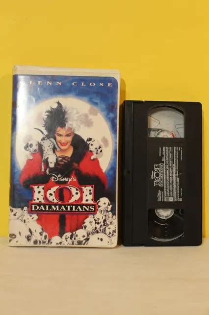 101 DALMATIANS LIVE Action Walt Disney Movie VHS Video Tape Hard