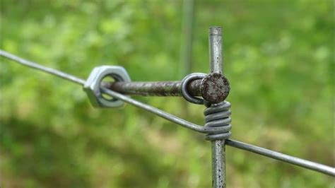 Wire Tensioning System Using Nails And Hex Nut Fence Wire Tensioner Wire Fence Fence Diy