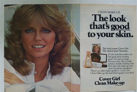 1978 Covergirl Clean Makeup By Noxzema Cheryl Tiegs Vintage Ad Ebay