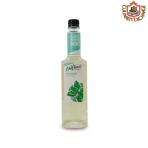 Da Vinci Gourmet Peppermint Flavoured Syrup 750ml The Culinary