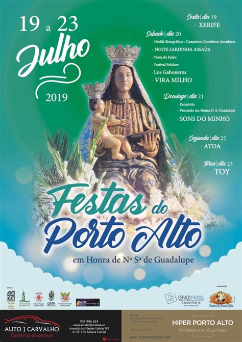 Cartaz Festas Do Porto Alto 2019