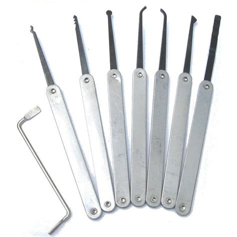 Lockpickworld 8 Piece Beginner Lock Pick Set