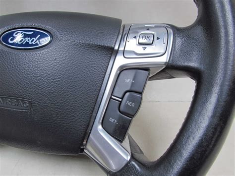 FORD S MAX GALAXY MONDEO MK4 KIEROWNICA SKORA PODUSZKA TEMPOMAT AIRBAG