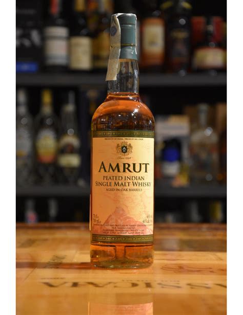 Amrut Indian Single Malt Whisky Peated Indian Cl70