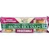 Edward Sons Baked Whole Grain Brown Rice Snaps Unsalted Sesame