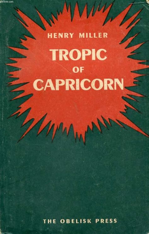 Tropic Of Capricorn By Miller Henry Bon Couverture Souple 1952 Le