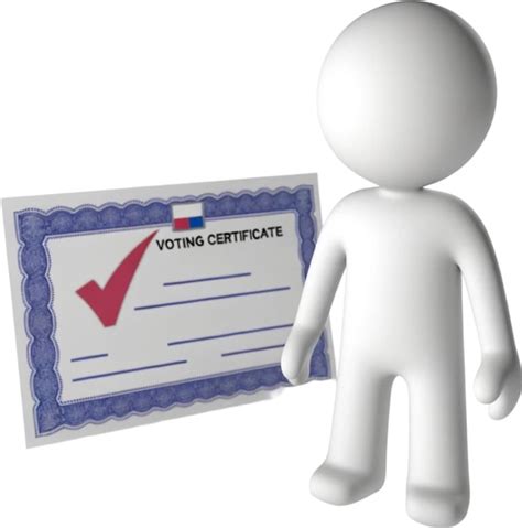 Premium Photo A Person Stands Next To A Sign That Says Vote