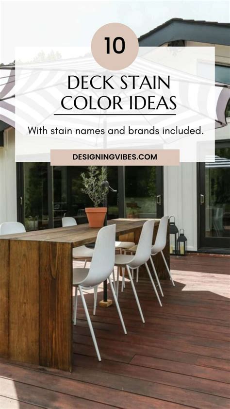 10 Stylish Deck Stain Color Ideas and How to Use Them