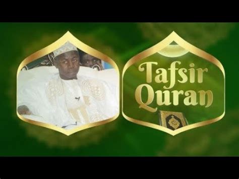 Direct Tafsir Al Quran Avec Oustaz Hady Niass Du Sur Walf Tv