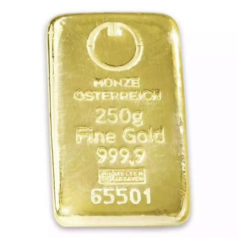 Austrian Mint Gold Bar For Sale 250 Grams Austrian Gold Bar Matador