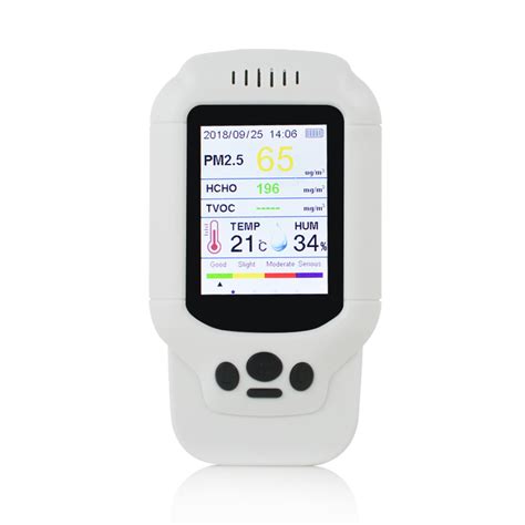 Enhance IAQ With Our 5 In 1 Air Quality Detector Monitor PM2 5 HCHO