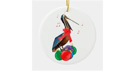 Pelican And Ornaments Christmas Ornament Zazzle