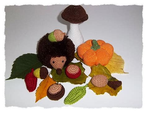 Herbst Deko selber häkeln DIY Deko