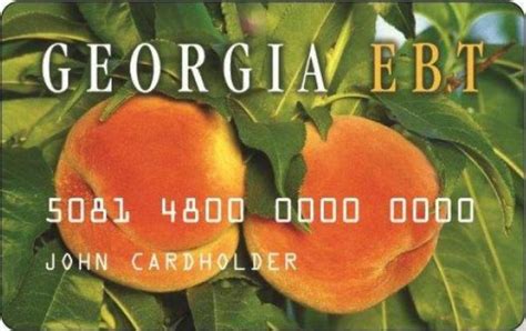 Georgia EBT Card Food Stamps EBT