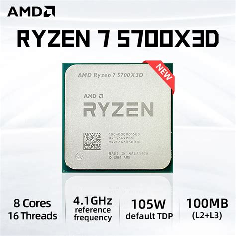 Processador Cpu Amd Ryzen 7 R7 5700x3d 3 0 Ghz 8 N Cleos 16 Thread 7nm