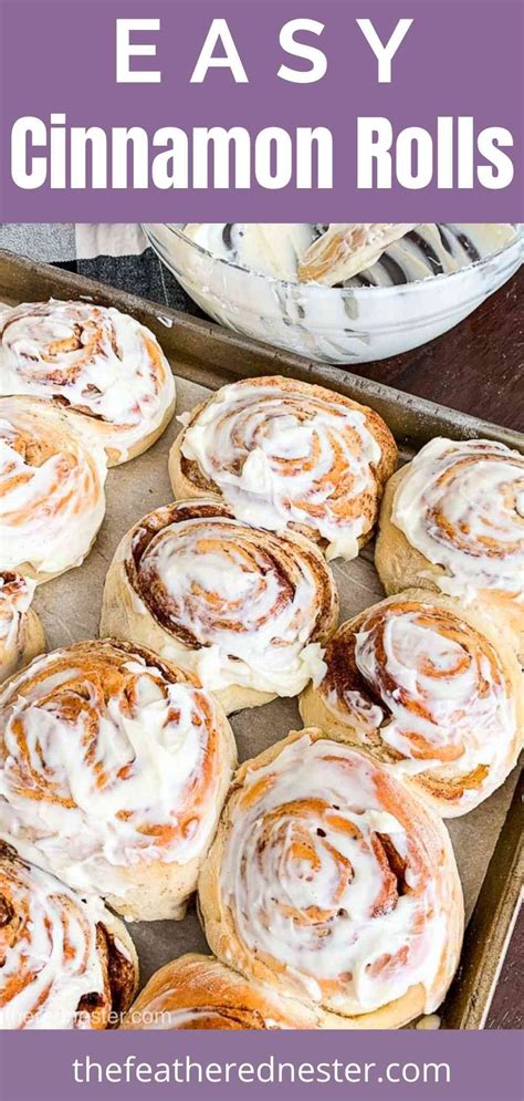 Easy Cinnamon Rolls From Frozen Bread Dough Fluffy Tender Sweet And