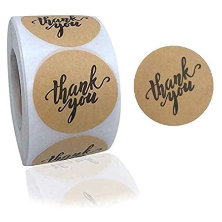 Amazon Pcs Small Business Thank You Stickers Hot Gold