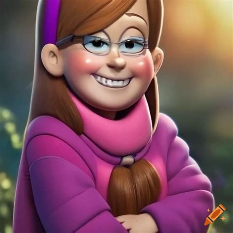 Portrait Of Mabel Pines In High Resolution 4k Detail On Craiyon